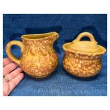 Pfaltzgraff USA Sugar & Creamer w/Lids