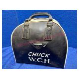 Ant. Bowling Ball Bag w/ Ball & Shoes