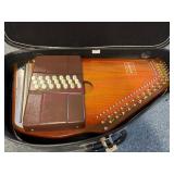 Autoharp w/June Carter Cash & 2 Other Signatures