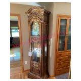 Howard Miller Grandfather Clock w/ Oak Case