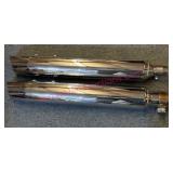 Lk New Harley Chrome Exhaust Pipes