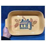 Pfaltzgraff USA 2Qt Baker w/ Blue House Design