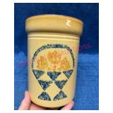 Pfaltzgraff USA  America Crock w/ Floral Motif