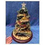 Illuminated Nativity Tree by Thomas Kinkade