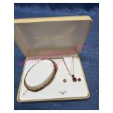 Jewelry Wardrobe w/ Red Stones