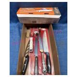 Proctor Silex Electric Knife w/ Knives