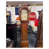Sligh Grandfather Clock W/ Brass Details