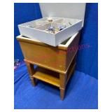 Antique Sewing Stand w/Flip Top