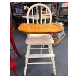 Wooden High Chair w/ Tray