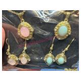 Gold-Tone Necklaces w/ Matching Earrings Sets