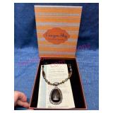 Tiger Eye Necklace w/ Pendant & Certificate