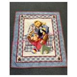 Small Quilt w/Teddy Bears & Toys Design 40x32in