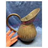 Old Pitcher w/ Ribbed Detailing