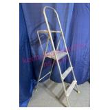 3-Step Aluminum Folding Ladder
