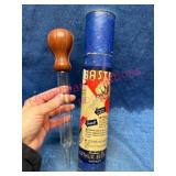 Vtg Glass Baster w/ Tube Packaging