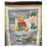 Baby Quilt w/Bear