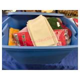 Small Tote w/Misc Kitchen Linens