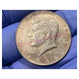 1966 Kennedy 40% Silver Half Dollar Coin