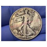 1942-D Walking Liberty 90% Half Dollar Coin