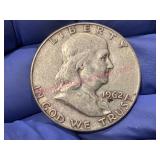 1962-D Franklin 90% Silver Half Dollar Coin