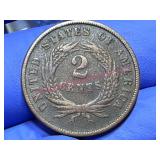 1868 United States 2-Cent Coin