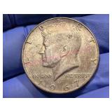 1967 Kennedy 40% Silver Half Dollar Coin
