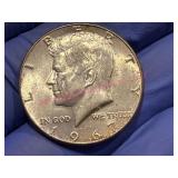 1967 Kennedy 40% Silver Half Dollar Coin