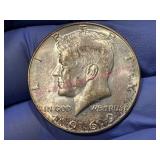 1969 Kennedy 40% Silver Half Dollar Coin