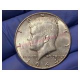 1964 Kennedy 90%Silver Half Dollar Coin