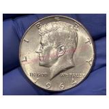 1964 Kennedy 90%Silver Half Dollar Coin