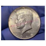 1965 Kennedy 40% Silver Half Dollar Coin