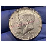 1968 Kennedy 40% Silver Half Dollar Coin