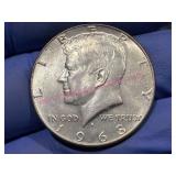 1968 Kennedy 40% Silver Half Dollar Coin