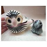 Tonalï¿½ Mexico Ceramic Bird Figures