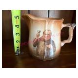 (LR)ï¿½Antique Monk Pitcher w/ Handle
