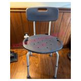 (LR) Equate Shower Chair w/ Adjustable Legs