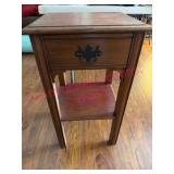 (LR) 1940s 1-Dr Smaller Wooden Stand