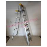 (G) Werner 8ft Aluminum Step Ladder