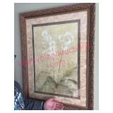 (LR) Large Gold Frames Floral Print