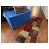 (LR)ï¿½Lg Blue Tote, Runner & Picnic Basket