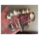(K) Small Sterling Spoons Lot 1.66-ozt