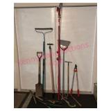 (G) Yard Tools: Nice Rake, Pruners, Tree Trimmer