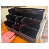 (LR)ï¿½Nice Wooden Desk Organizer, Black