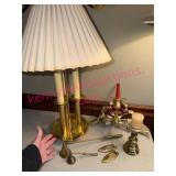 (LR)ï¿½Brass Lamp & Candle Accessories
