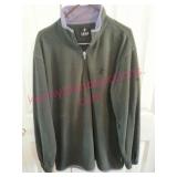 (Cloak Closet)ï¿½Izod 1/4-Zip Pullover sz XL
