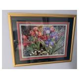 (MB) Lg Floral Print in Gold Frame 32ï¿½39