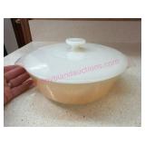 (K) Fire King 1qt Dish w/ Lid