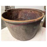 (G)ï¿½Ant. 1800s Copper Kettle w/Drainage Holes