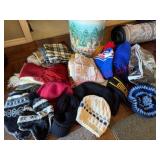 (Cloak Closet) Winter Hats & Scarves w/Tin