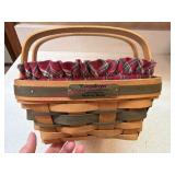 (DR)ï¿½1993 Longaberger Green Bayberry Basket